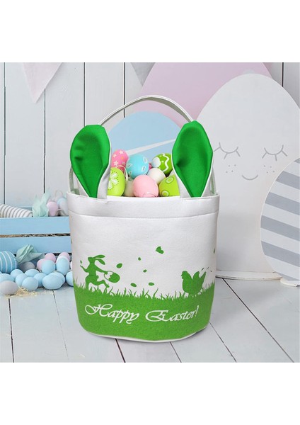 Paskalya Sepeti Depolama, Kulplu Boş Tuval Sepeti, Erkek ve Kızlar Için Katlanabilir Kova Çantaları, Kıyafetler, Oyuncaklar Kırmızı (Yurt Dışından) modelleri