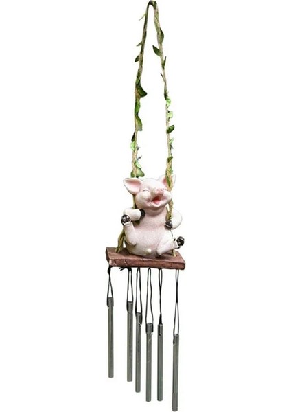 Sevimli Hayvan Rüzgar Çanları Karikatür Hayvan Kolye Dekoratif Salıncak Bahçe Zanaat Süsleri C (Yurt Dışından)