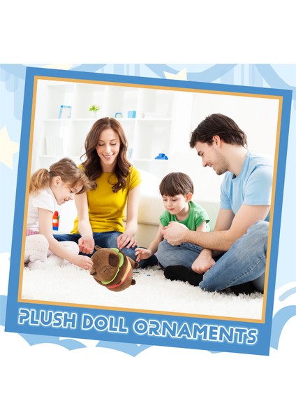 Gerçekçi Capybara Burger Peluş, Sevimli Capybara Dolgulu Hayvan Yastığı Plushie Oyuncak, Yumuşak Hamburger Yemek Doldurulmuş Oyuncaklar Bebek (Yurt Dışından) indirimleri