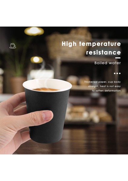 20 Kağıt Bardak (9oz) - Düz Sol Renkler Doğum Günü Partisi Sofra Seçimleri (Siyah) (Yurt Dışından) indirimleri