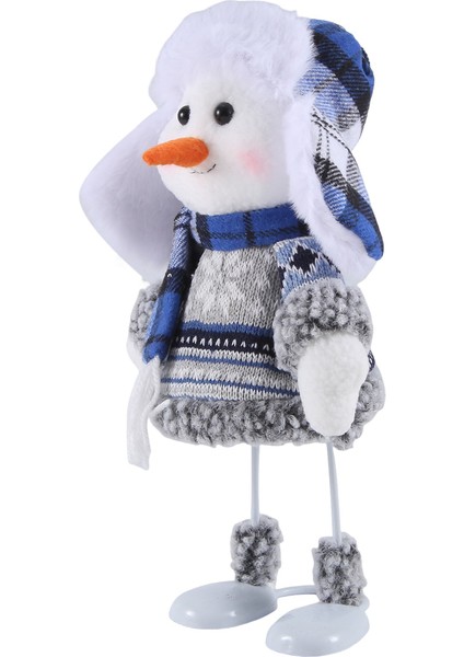 Noel Hediyeleri - Animasyonlu Sevimli Peluş Bebek Koleksiyon Heykelcik, Noel Yatak Odası Için Salıncak Dekoru Masa Masaüstü C (Yurt Dışından) modelleri