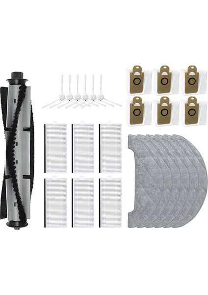 Tama H14 Için, Innos Innos R7, Lihas Lhhas LH90 Robot Vakum Aksesuarları Toz Çantası Hepa Filtre Silindir Yan Fırça Paspas Bezi (Yurt Dışından)