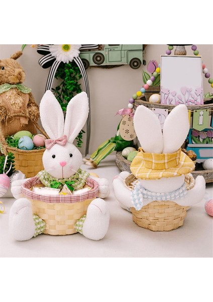 Paskalya Şeker Yemeği, Bunny Paskalya Sepeti, Paskalya Şeker Depolama Sepeti, Masa Dekoru Paskalya Hediyesi Için Hediye Kutusu, A (Yurt Dışından) indirimleri