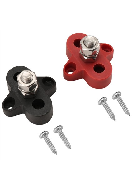 2pcs 5/16 Inç Dc 48V Busbar Güç Terminal Bloğu M8 Rv Gemi Teknesi Için Pozitif Negatif Güç Dağıtım Sapı (Yurt Dışından) fiyatları