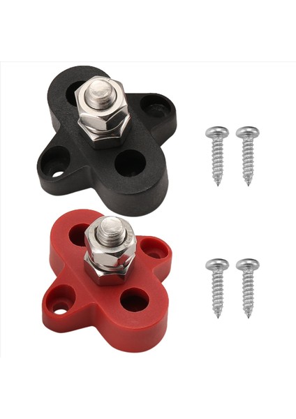 2pcs 5/16 Inç Dc 48V Busbar Güç Terminal Bloğu M8 Rv Gemi Teknesi Için Pozitif Negatif Güç Dağıtım Sapı (Yurt Dışından) modelleri