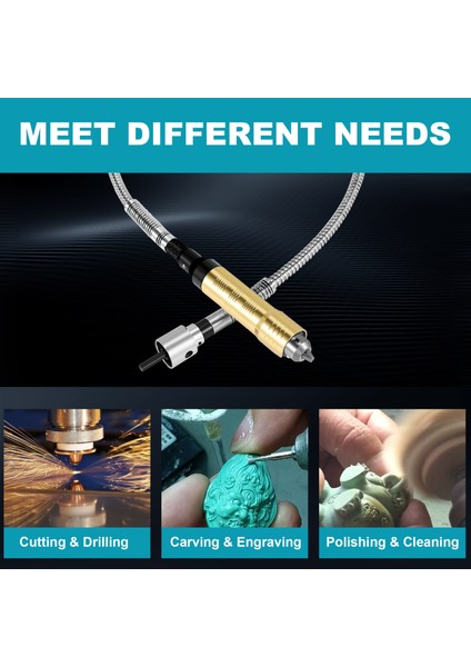 Döner Öğütücü Aleti Esnek Esnek Şaft Uyar + 0.3-6.5mm Dremel Tarzı Matkap Rotary Takım Aksesuarları (Yurt Dışından) indirimleri