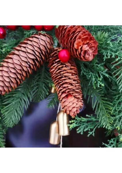 Çiftlik Noel Çelenk Boho Tatil Çelengi, Yapay Çelenk, Noel Ağacı Ön Kapı Asma Çelenk, Festival Dekoru (Yurt Dışından) modelleri