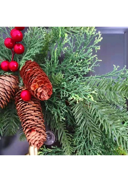 Çiftlik Noel Çelenk Boho Tatil Çelengi, Yapay Çelenk, Noel Ağacı Ön Kapı Asma Çelenk, Festival Dekoru (Yurt Dışından) fırsatları