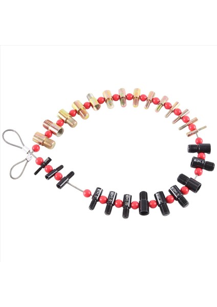 Somun ve Cıvata Iplik Damalı, 26 Set-14 Inç ve 12 Metrik Çıkarılabilir Somun ve Cıvata Diş Boyutu Denetleyicisi Tanımlayıcı Göstergeleri (Yurt Dışından)