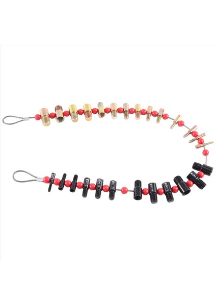 Somun ve Cıvata Iplik Damalı, 26 Set-14 Inç ve 12 Metrik Çıkarılabilir Somun ve Cıvata Diş Boyutu Denetleyicisi Tanımlayıcı Göstergeleri (Yurt Dışından) fırsatları