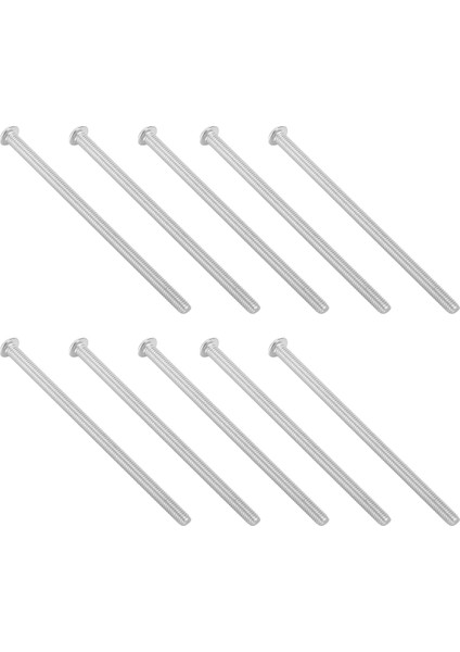 Paslanmaz Çelik Düğme Baş Vidası, Altı Soket Cıvataları Tip: M4 / 4mm Cıvata Boyutu: M4 x 80MM Paket Miktarı: 10 (Yurt Dışından) modelleri