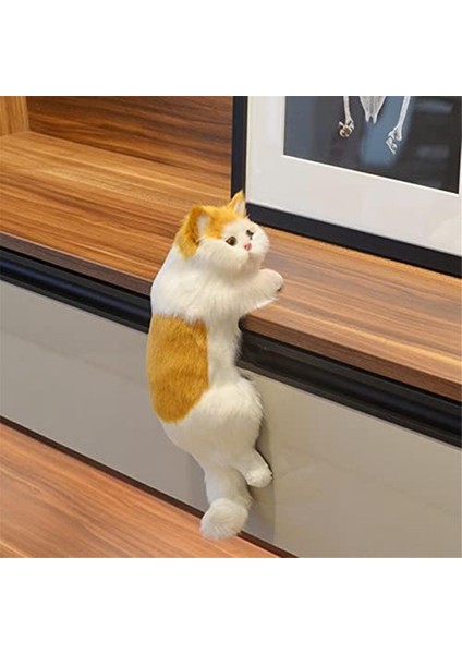 El Sanatları Simülasyon Pet Ev Dekorasyon El Sanatları Yaratıcılar Hediye Tv Kedileri Asılı Kediler Beyaz (Yurt Dışından) fırsatları