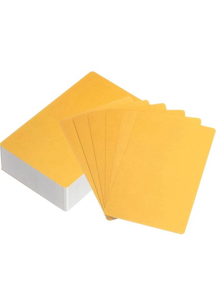 100PCS Boş Metal Kartvizler 86 x 54 x 0.45MM Eloksal Alüminyum Tabaka Lazer Gravür Için Ad Kartı Diy Kartlar, Altın (Yurt Dışından)