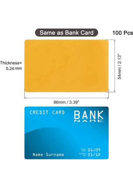 100PCS Boş Metal Kartvizler 86 x 54 x 0.45MM Eloksal Alüminyum Tabaka Lazer Gravür Için Ad Kartı Diy Kartlar, Altın (Yurt Dışından) modelleri