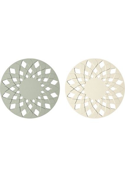 Isı Yalıtım Silikon Mat Yüksek Sıcaklık Dirençli Kum Pot Mat Içi Boş Antisaling Tablo Placemat E (Yurt Dışından)