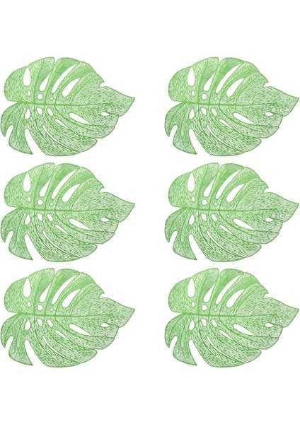 Tatil Partisi Düğün Aksanı Merkez Yemeği Masa Dekorasyonu Için Yemek Masa Paspasları Için Içi Boş Yaprak Yer Paspasları (Yurt Dışından)