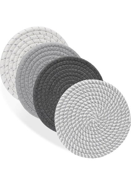 4pcs Sıcak Yemekler Için Trivets 7 Inç Isı Sıcak Pedler Sıcak Plaka Paspaslar Mutfak Tezgahı Masa Yalıtım Paspas (Yurt Dışından)