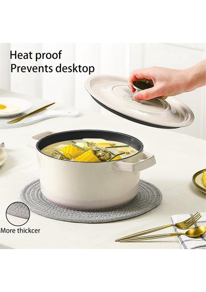 4pcs Sıcak Yemekler Için Trivets 7 Inç Isı Sıcak Pedler Sıcak Plaka Paspaslar Mutfak Tezgahı Masa Yalıtım Paspas (Yurt Dışından) modelleri