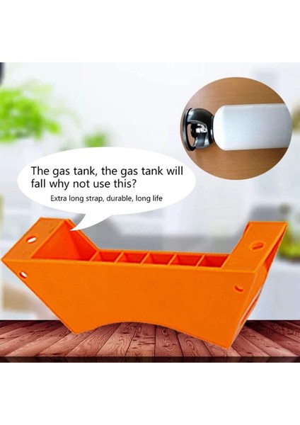 Silindir Monte Gaz Silindir Braketi Dayanıklı Abs Gaz Silindir Tutucu Kampçı Karavan Rv Karavan, Turuncu (Yurt Dışından) indirimleri