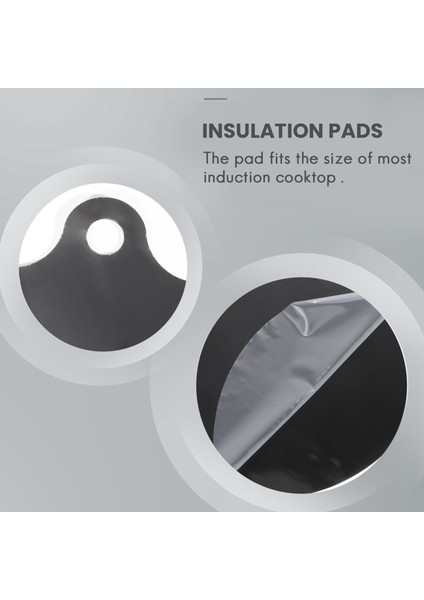 Elektrikli Indüksiyon Hob Koruyucu Mat Anti-Kayma Mat Silikon Ocak Çekme Koruyucusu Kapak Isı Yalıtımlı Mat 2 Paket (Yurt Dışından) indirimleri