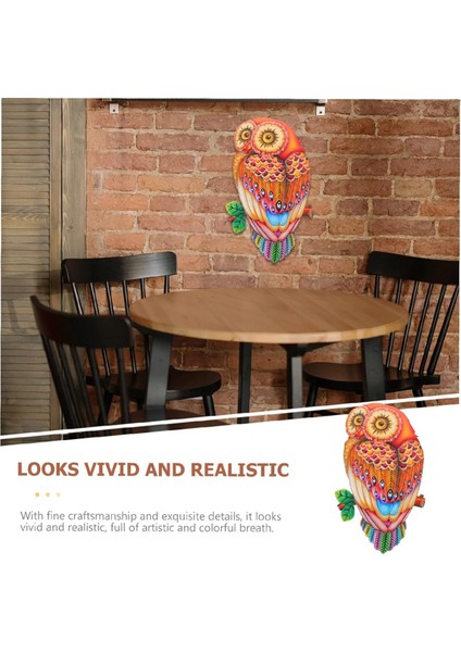 Duvar Dekorasyon Metal Sanat Asılı Metal Kuş Duvar Işareti Asılı Kuş Heykeli Baykuşlar Dekor Renkli Baykuş Heykeli Ev Dekor (Yurt Dışından) modelleri