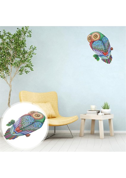 Duvar Dekorasyon Metal Sanat Asılı Metal Kuş Duvar Işareti Asılı Kuş Heykeli Baykuşlar Dekor Renkli Baykuş Heykeli Ev Dekor (Yurt Dışından) indirimleri