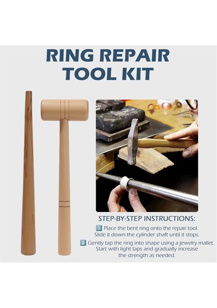 Kuyumcu Araç Seti, Yüzük Yapma Kiti, Silversmith Starter-Kit, Yüzük Boyutlandırma Mandrel Ölçüm Aracı, Kuyumcu Testere Çerçevesi, Malzemeler (Yurt Dışından) modelleri