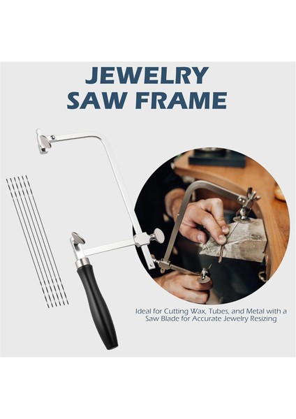 Kuyumcu Araç Seti, Yüzük Yapma Kiti, Silversmith Starter-Kit, Yüzük Boyutlandırma Mandrel Ölçüm Aracı, Kuyumcu Testere Çerçevesi, Malzemeler (Yurt Dışından) indirimleri