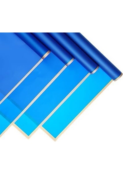 10 Adet 10 Adet Tebrik Kartları, Buket Ambalaj Kağıdı, Çiçek Ambalaj Kağıdı, Mavi (Yurt Dışından)