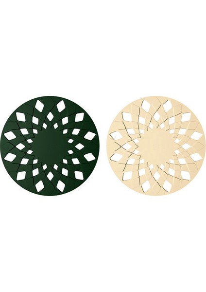 Isı Yalıtım Silikon Mat Yüksek Sıcaklık Dirençli Kum Pot Mat Içi Boş Antisaling Tablo Placemat B (Yurt Dışından)