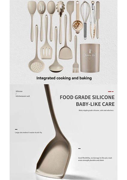 Silikon Pişirme Maddeleri Seti 446 ° F Isıya Dayanıklı Mutfak Turner Tongs, Spatula, Bulaşık Makinesi Güvenli Için Set Mutfak Aletleri (Yurt Dışından) fırsatları