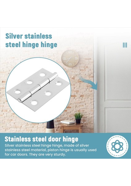 20 Adet Paslanmaz Çelik Gardırop Dolap Kapı Katlanmış Kapı Menteşesi (Yurt Dışından) fırsatları