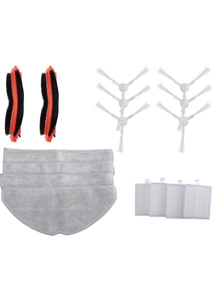 Xiaomi E10 B112 E12 Robotik Elektrikli Süpürge Ana Yan Fırça Mop Bezi Hepa Filtre Yedek Parçalar Aksesuarlar Setleri (Yurt Dışından) fırsatları