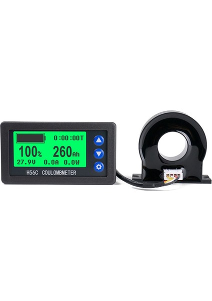 Pil Monitör Salonu Coulomb Metre Dc 8-100V 400A Lıfepo4 Kurşun Asit Li-Ion Lityum Kapasite Güç Ekranı (Yurt Dışından)