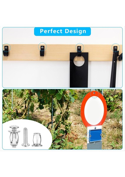 40 Pcs Içi Boş Kapı Ankrajları ve Vidaları, Içi Boş Metal Boşluk Sabitleme Çekirdek Kapı Ankrajları 0-5mm Kapı Içi Boş Duvar Tabakası (Yurt Dışından) indirimleri