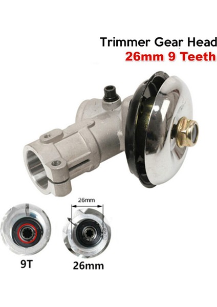 26 mm 9 Dişli Biçici Çalışma Başı Yuvarlak Çubuk Düzeltici Yerini Değiştiren Dişli Başlıkları (Yurt Dışından) indirimleri