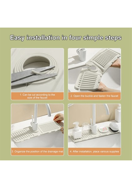 Mutfak Lavabo Musluk Paspası, Mutfak Lavabo Sıçrama Drenaj Mat Hızlı Kuru Lavabo Tepsisi, Lavabo Koruyucu Lavabo Musluk Paspas (Yurt Dışından) indirimleri