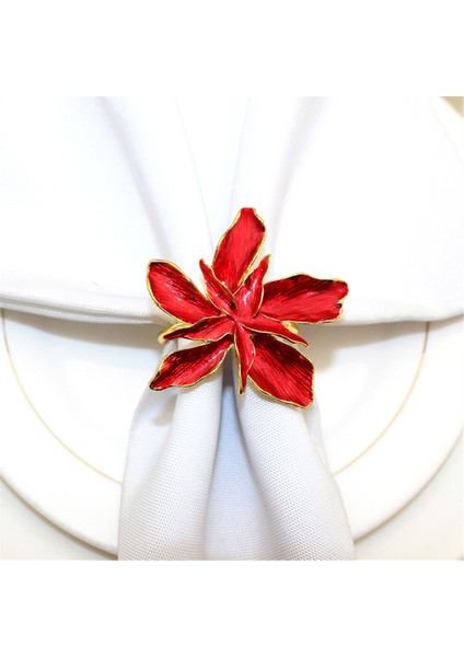 Peçete Ring Restoran Noel Peçete Yüzük Düğün Şenlikli Ziyafet Yemeği Peçete Toka Dekorasyonu (Yurt Dışından) modelleri