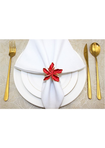 Peçete Ring Restoran Noel Peçete Yüzük Düğün Şenlikli Ziyafet Yemeği Peçete Toka Dekorasyonu (Yurt Dışından) fırsatları