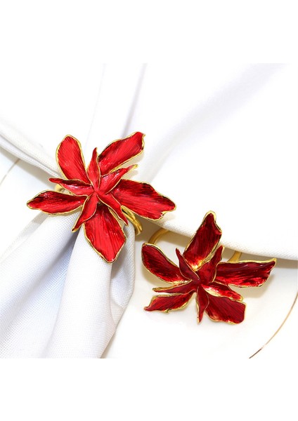 Peçete Ring Restoran Noel Peçete Yüzük Düğün Şenlikli Ziyafet Yemeği Peçete Toka Dekorasyonu (Yurt Dışından) indirimleri