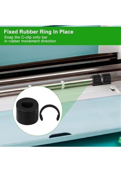 12PCS Cricut Maker Için Kauçuk Silindir Çözünürlüğü, 12 Adet Kauçuk Silindir Değişimi, Kauçuğun Hareket Etmesini Etkili Bir Şekilde Önlemek (Yurt Dışından) modelleri