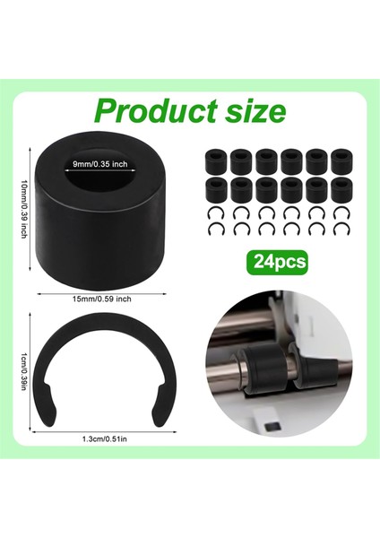 12PCS Cricut Maker Için Kauçuk Silindir Çözünürlüğü, 12 Adet Kauçuk Silindir Değişimi, Kauçuğun Hareket Etmesini Etkili Bir Şekilde Önlemek (Yurt Dışından) fırsatları