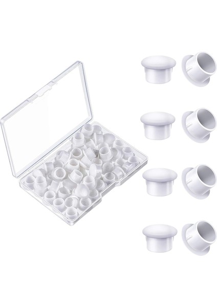 50 Adet 10MM (3/8 Inç) Delik Tapaları Için Plastik Fişler Vidalı Delik Tapaları Kapı Vidalı Sandalye Dolabı Dolap Rafı (Yurt Dışından)