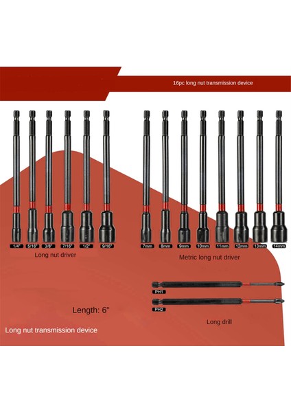Manyetik Somun Sürücüsü 6 Inche Lider Somun Sürücüsü Lider Somun Drive Cihaz (16 Adet) (Yurt Dışından) fiyatları
