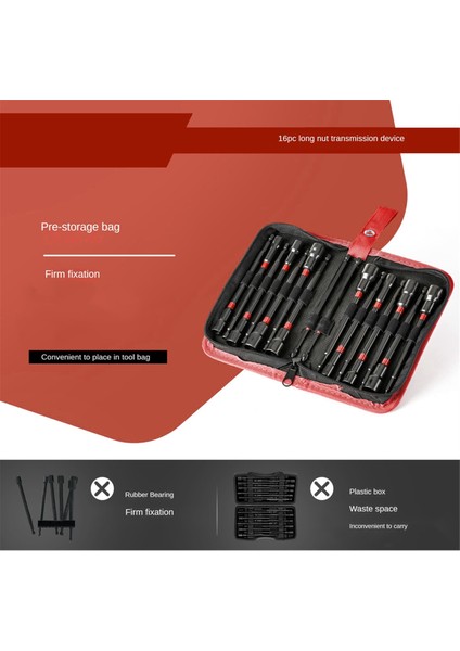 Manyetik Somun Sürücüsü 6 Inche Lider Somun Sürücüsü Lider Somun Drive Cihaz (16 Adet) (Yurt Dışından) modelleri