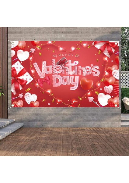 Sevgililer Günü Zemin Banner Aşk Kalp Partisi Süslemeleri Fotoğraf Arka Plan 71X Günü Için 43.3inch (Yurt Dışından) fırsatları