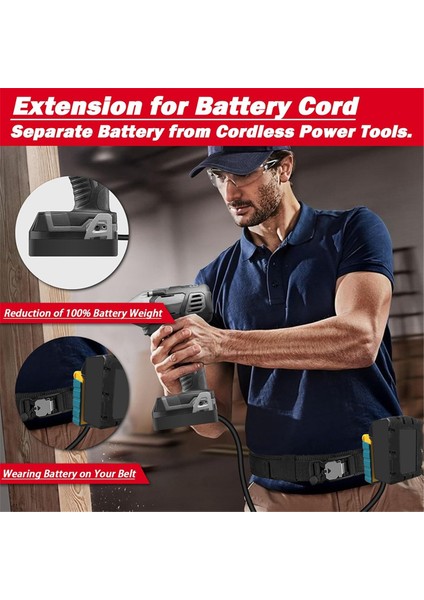 Makita Için Pil Uzatma Kablosu Aracı 18V-20V Kemer Kipi ile Hafif Hafif Silin (Yurt Dışından) indirimleri