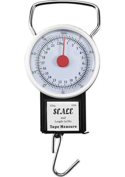 Taşınabilir Bagaj Seyahat Ölçeği Asma Bavul Kancası 22KG 50LB Ölçüm Bandı (Yurt Dışından) fiyatları