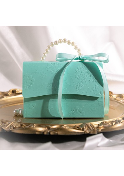 Saten Kurdele ve Inci Saplı Şık Kabartmalı Hediye Kutusu, Sevgililer Günü Hediye Kutusu A (Yurt Dışından) fırsatları