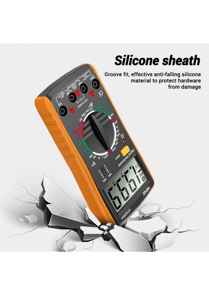 Aneng DT9205A Dijital Multimetre Ac/dc Transistör Test Cihazı Elektrik Ncv Test Ölçer Profesyonel Analog Otomatik Aralık Sarı (Yurt Dışından) indirimleri